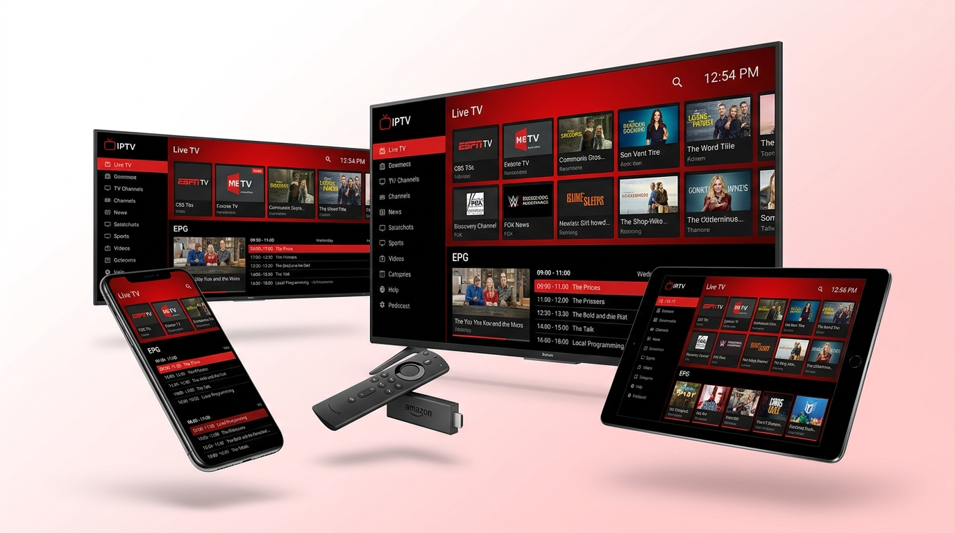 IPTV Nederland op Smart TV, Fire TV Stick, telefoon en tablet